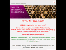 Tablet Screenshot of cowetabeekeepers.org
